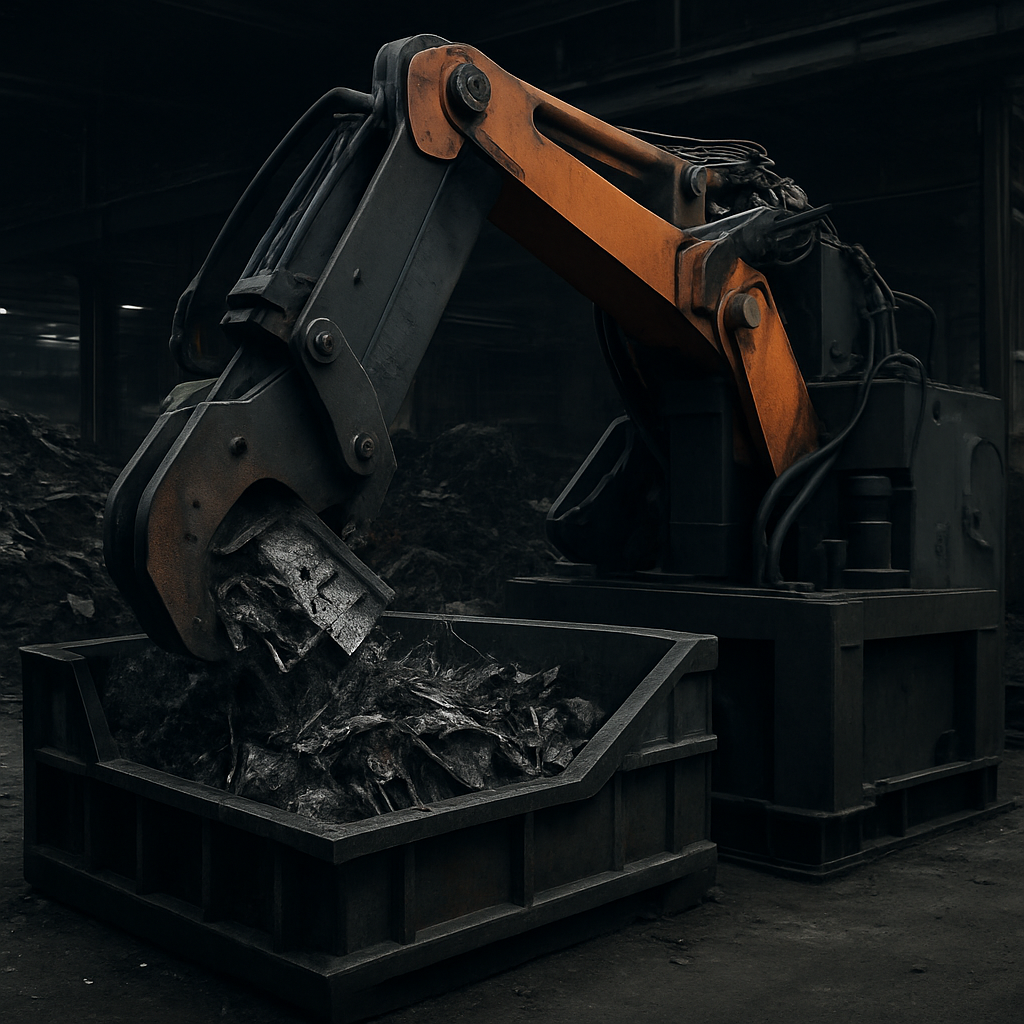 Container Shears machine